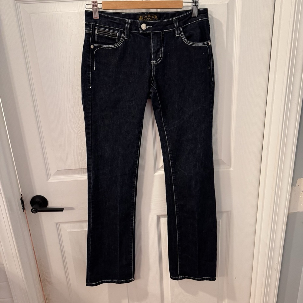 VO Jeans Designed By Los Angeles‎ Virgin Only Size 28 Blue Jeans Low Rise Boot